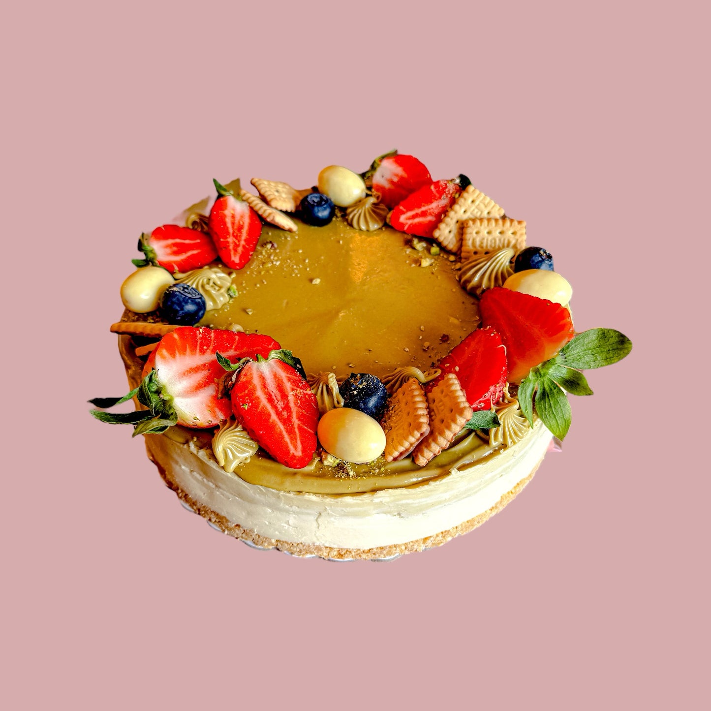 Tarta - Pistacho y chocolate blanco