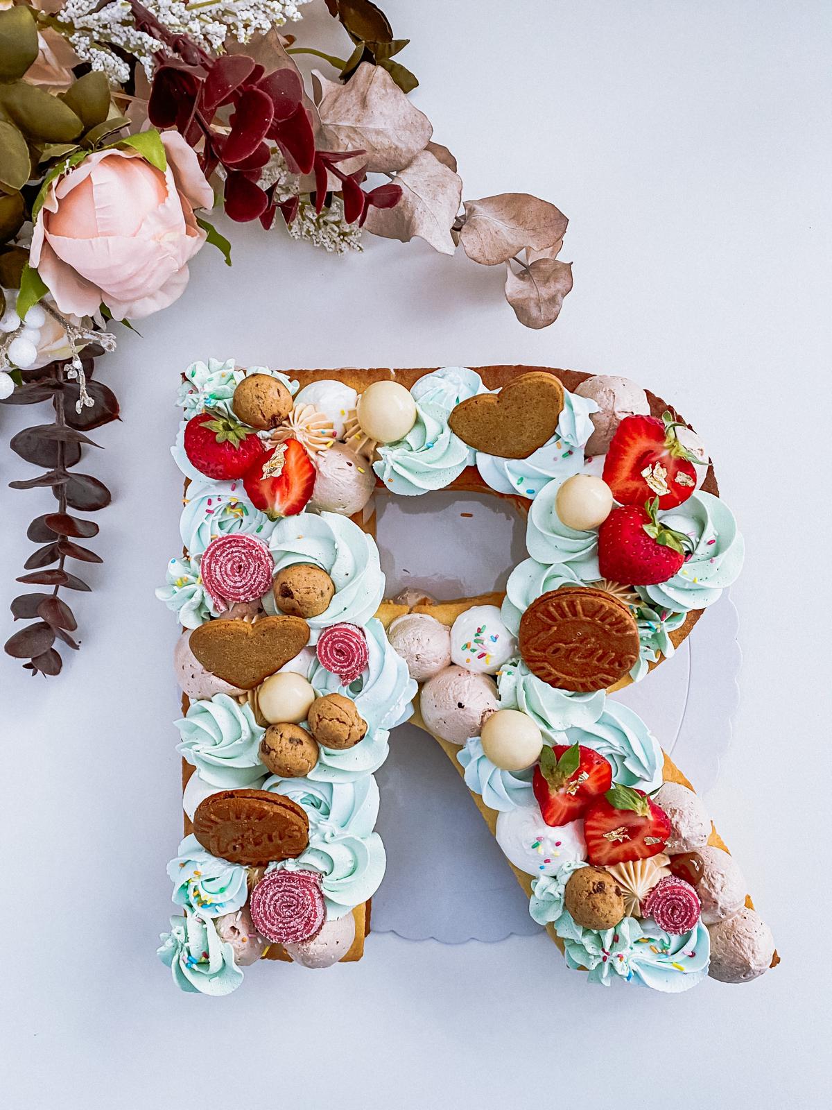 Tarta - De letras