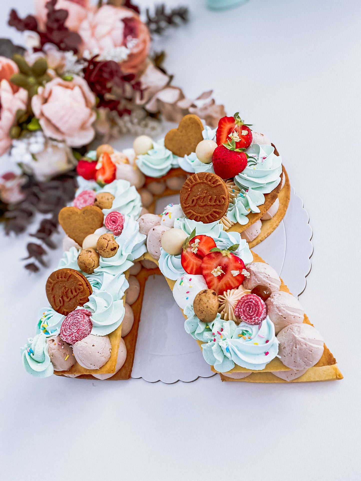 Tarta - De letras