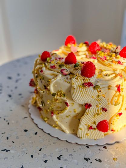 Tarta - Pistacho & frutos rojos